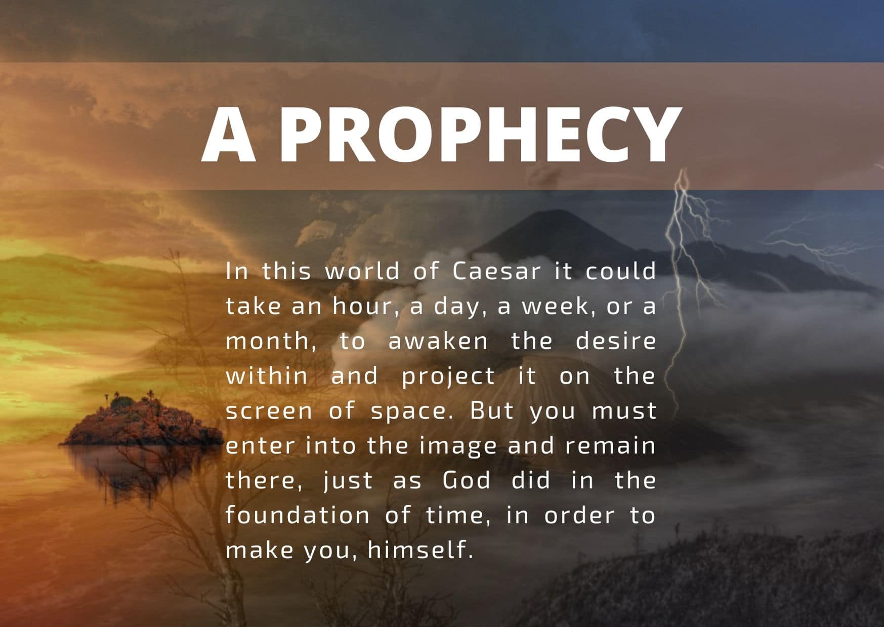 Read more about the article A Prophecy | Neville Goddard Text & Audio Lectures